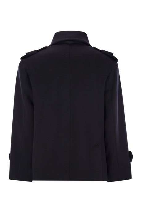 MAX MARA Oversized Wool and Cashmere Trench Jacket