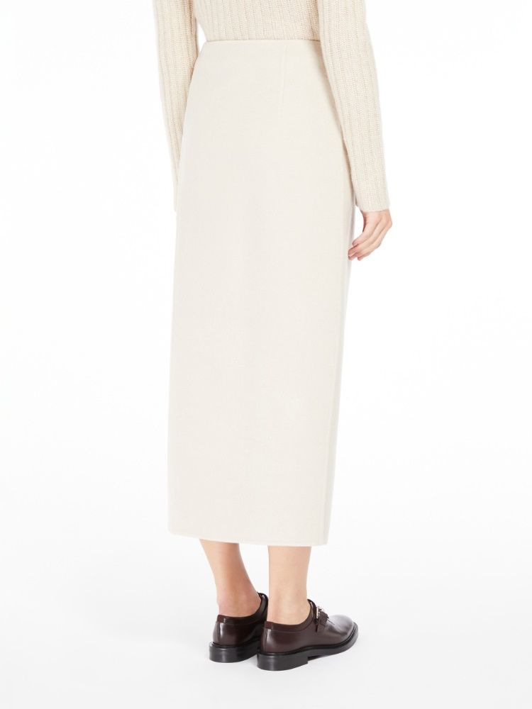 MAX MARA Elegant Wool Cashmere Skirt