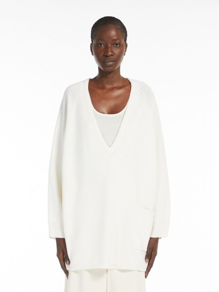 MAX MARA Luxurious Wool & Cashmere Blend Top