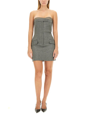 MAX MARA SPORTMAX Wool Blend Mini Dress