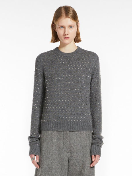 MAX MARA SPORTMAX Wool Cashmere Blend Top - Women’s Casual Tee