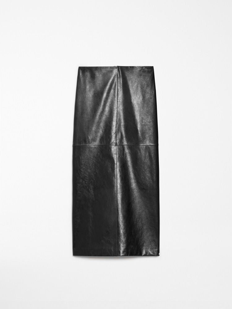 MAX MARA SPORTMAX Lamb Leather Mini Skirt for Women