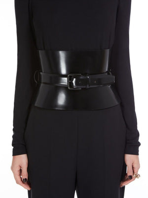 MAX MARA Mini Belt-Suspenders with Bustier Detail