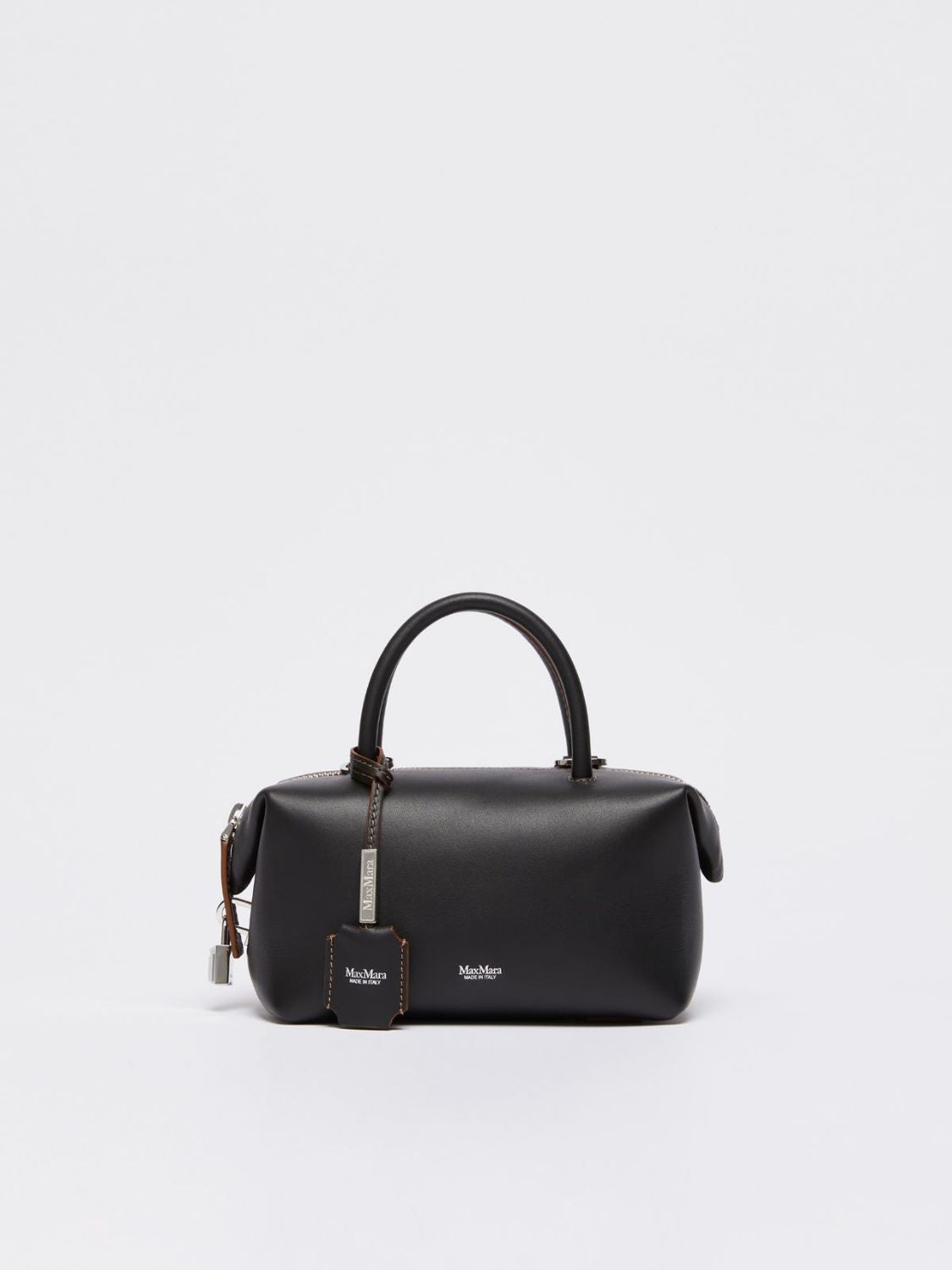 MAX MARA Sleek Leather Holdalls Handbag