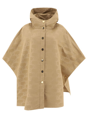 MAX MARA Water-Repellent Jacquard Cape - Relaxed Fit