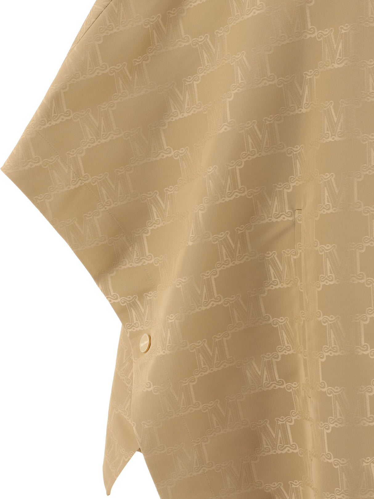 MAX MARA Water-Repellent Jacquard Cape - Relaxed Fit