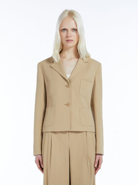 MAX MARA STUDIO CACAO MINI JACKET for Women