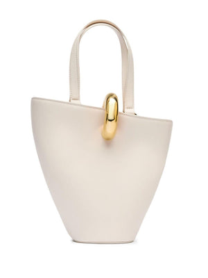 JACQUEMUS Mini Leather Asymmetric Handbag