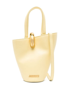 JACQUEMUS Mini Leather Asymmetric Handbag