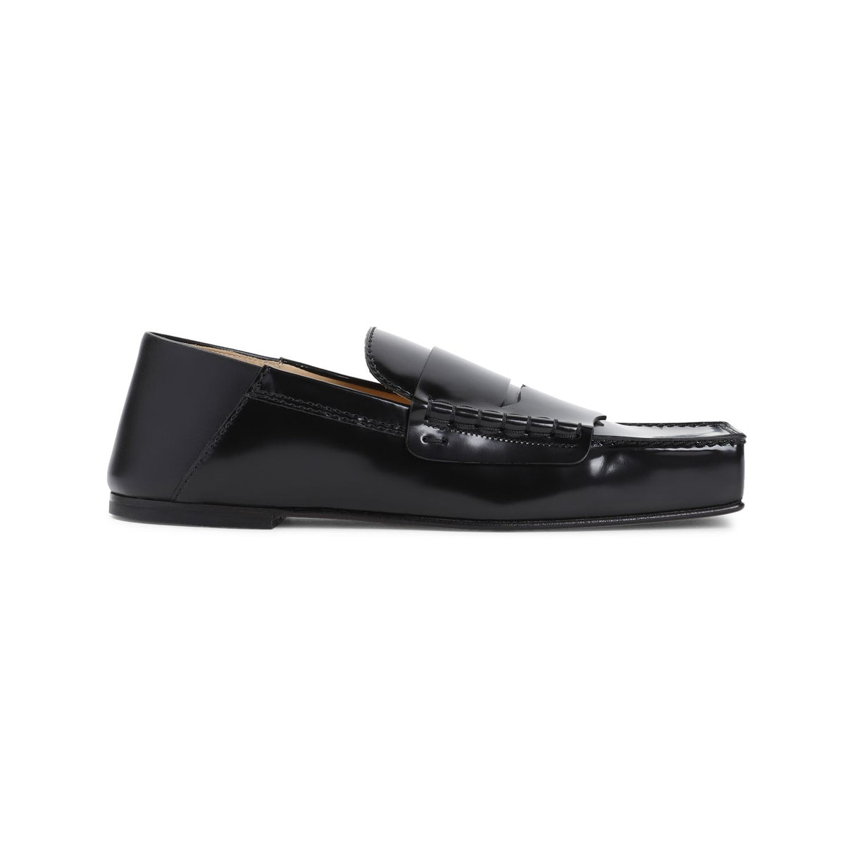 JACQUEMUS Square Toe Leather Loafers for Women