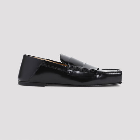 JACQUEMUS Square Toe Leather Loafers for Women