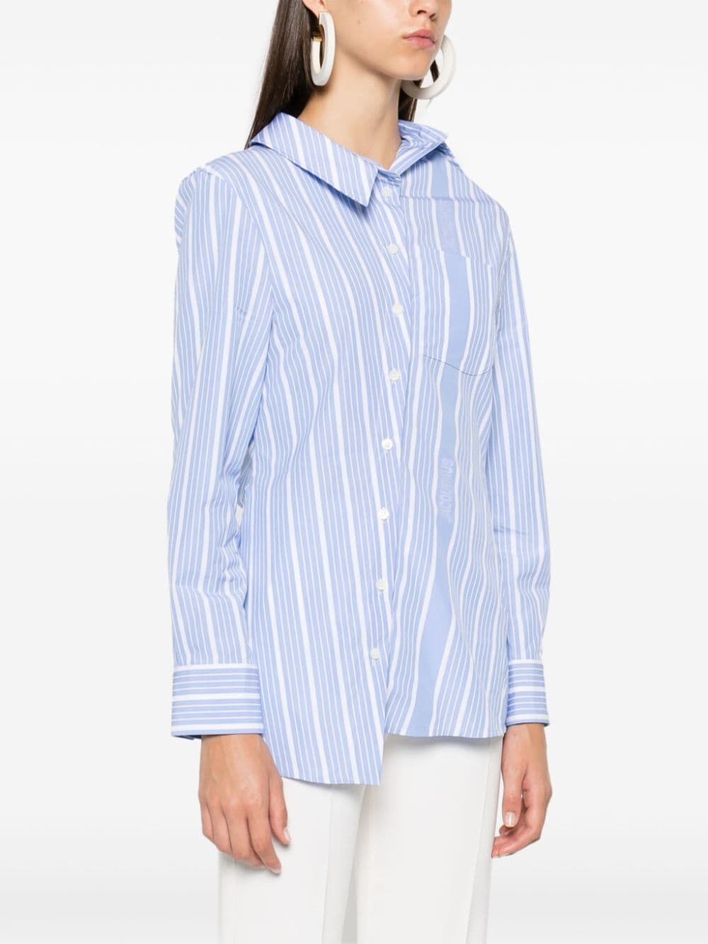 JACQUEMUS The Striped Shirt for Women - FW24 Collection