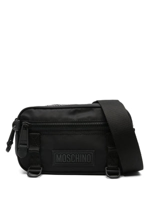 MOSCHINO COUTURE Logo-Patch Mini Belt Handbag