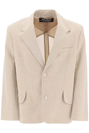 JACQUEMUS Oversized Single-Breasted Jacket - Size 48