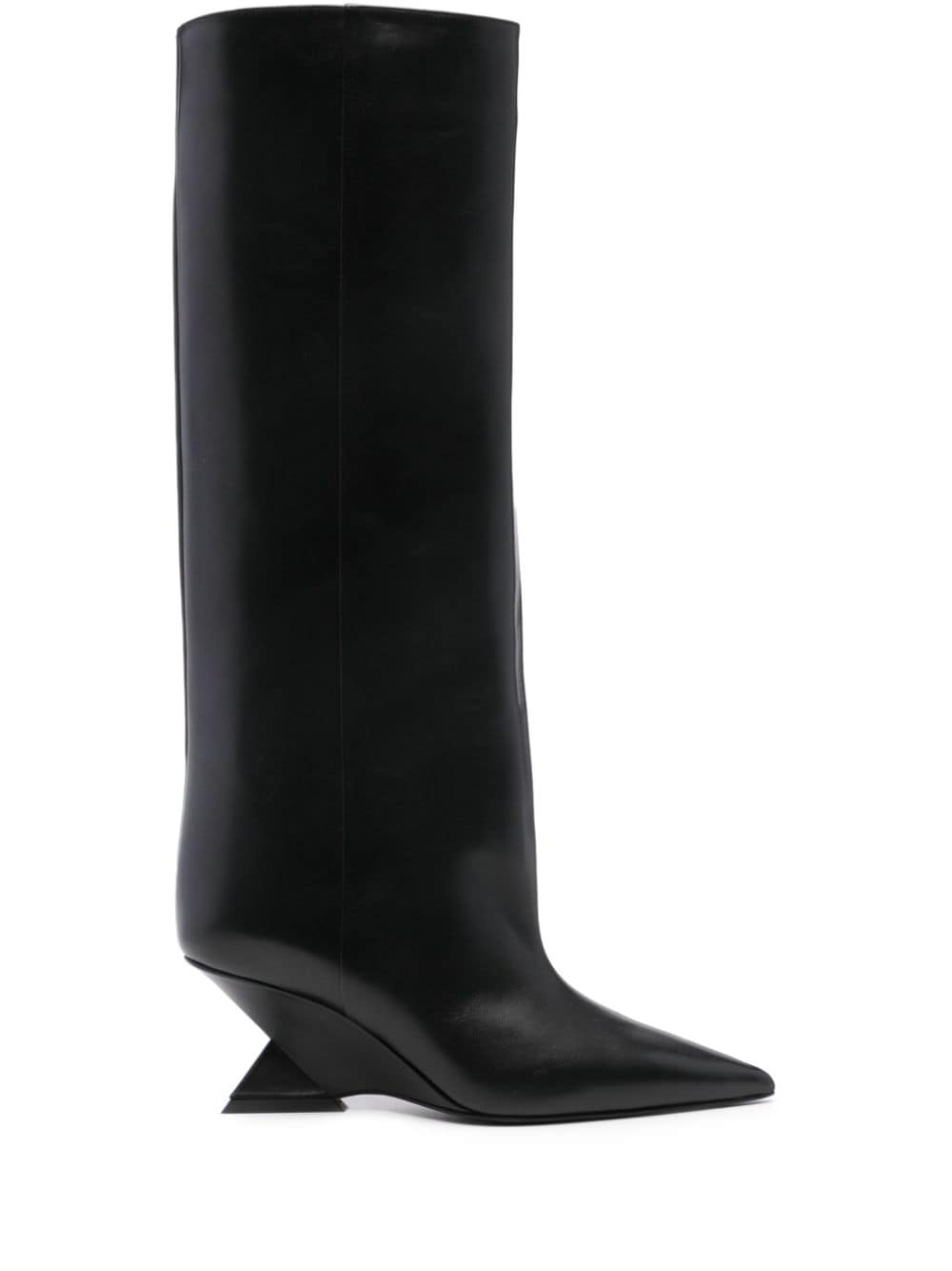 THE ATTICO Chic Leather Knee-Length Boots for Women