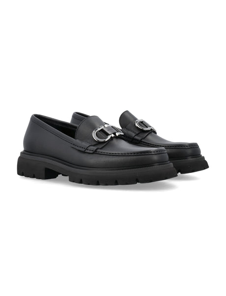 Ferragamo Elegant Cocoon Loafer with Iconic Detailing