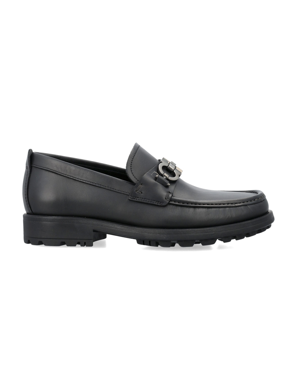 Ferragamo David Loafer with Gancini Hook - Elegant Slip-On for Men