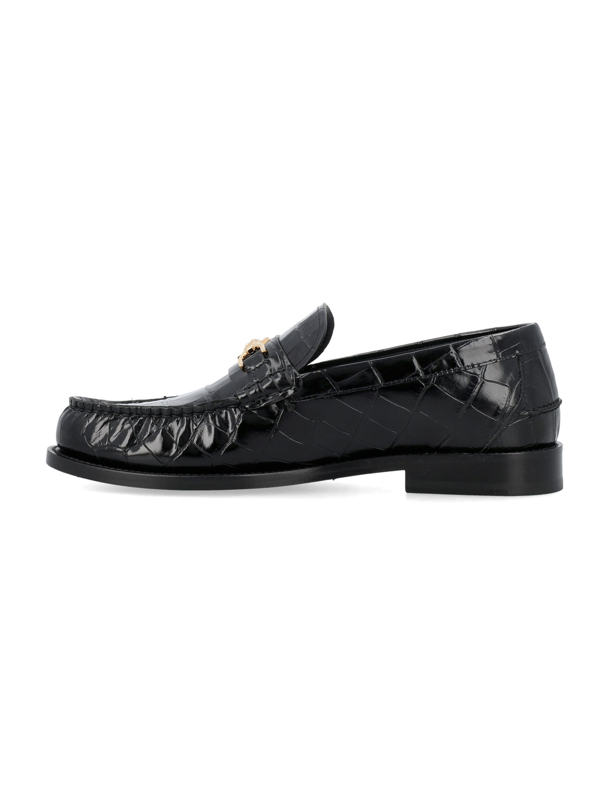 VERSACE Men's Crocco Print Loafers