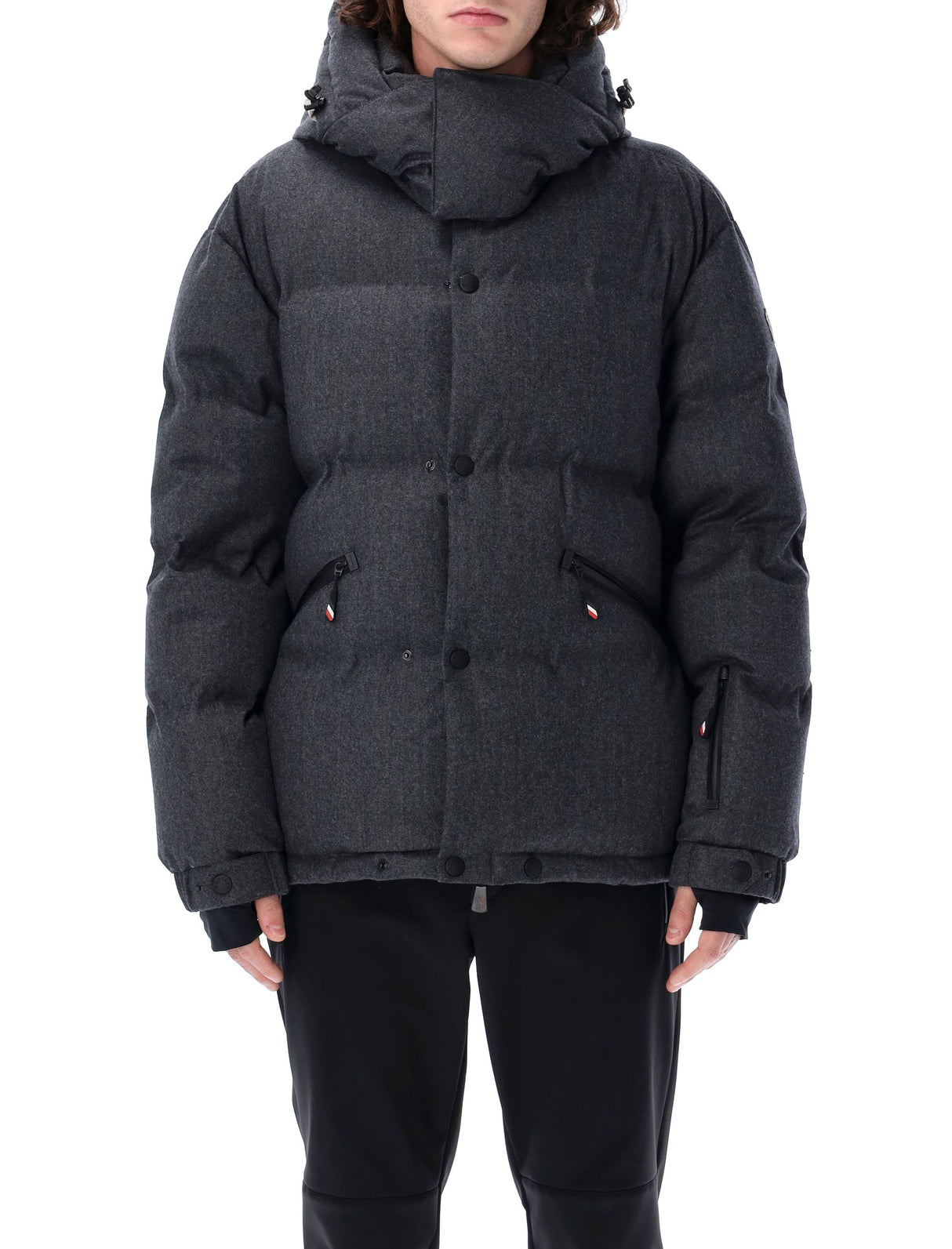 MONCLER GRENOBLE Men's Short Down Jacket with Detachable Hood