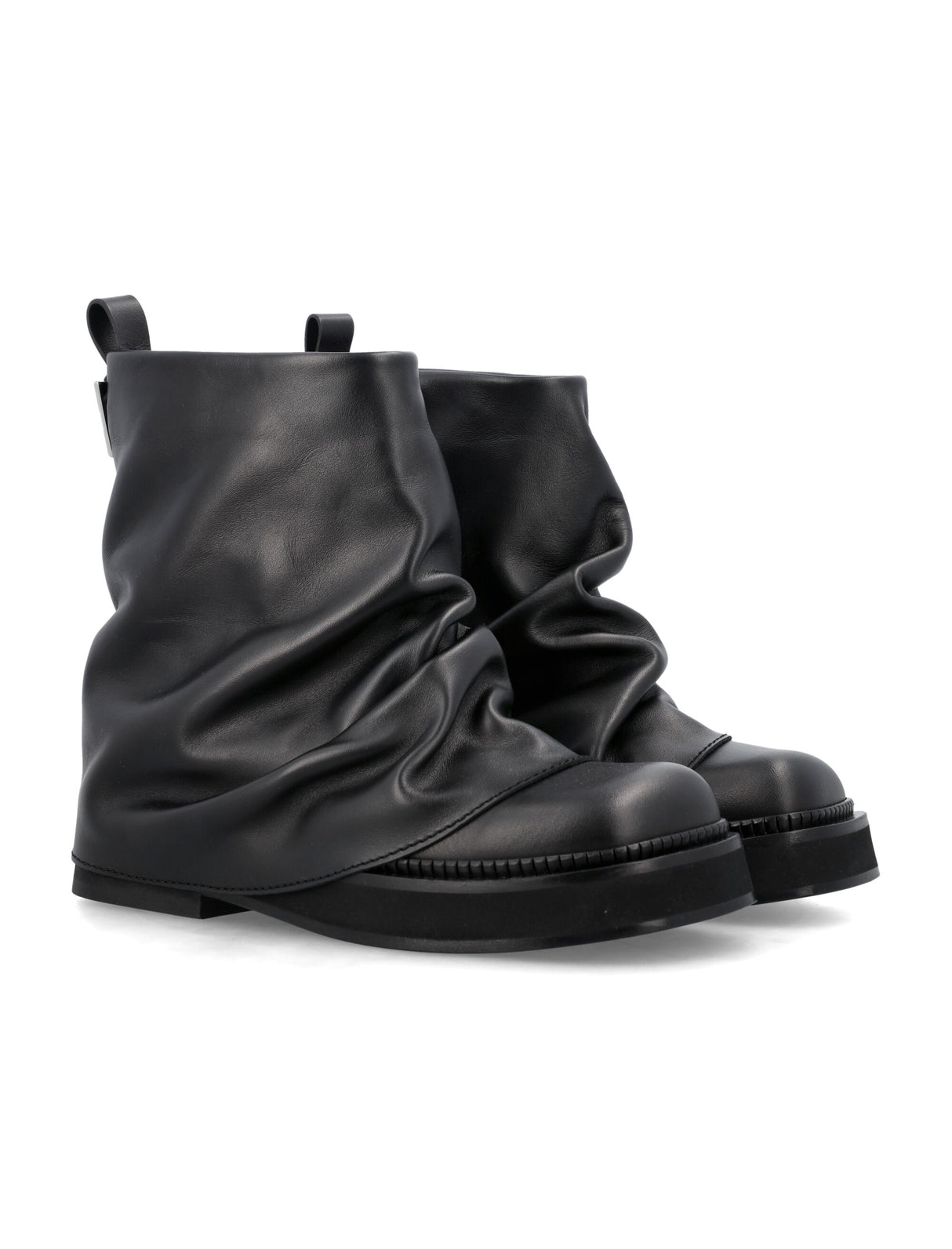 THE ATTICO Mini Robin Leather Ankle Boots