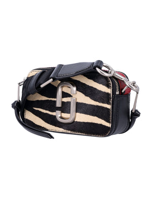 MARC JACOBS Zebra-Striped Mini Snapshot Handbag