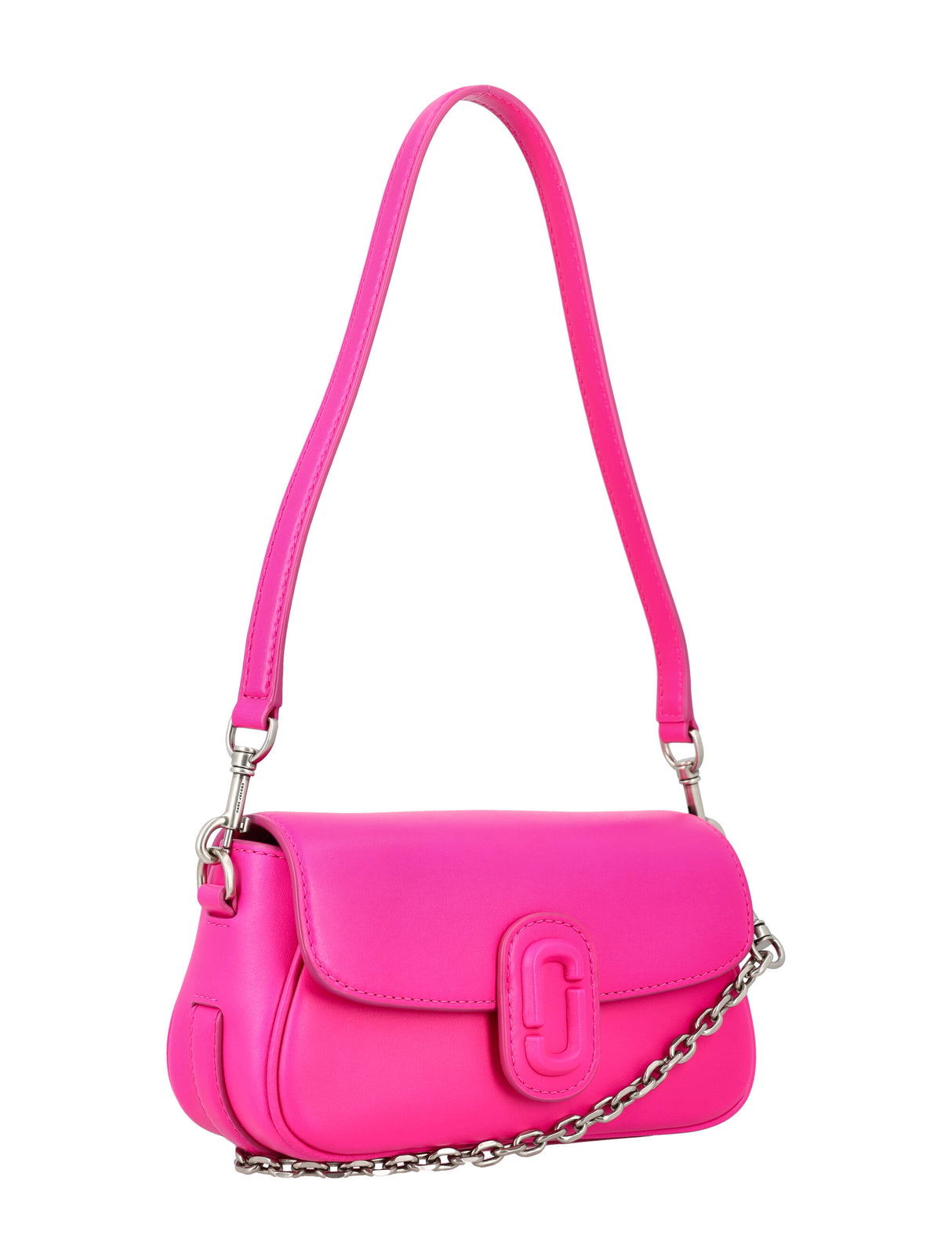 MARC JACOBS Chic Hot Pink Mini Leather Shoulder Bag