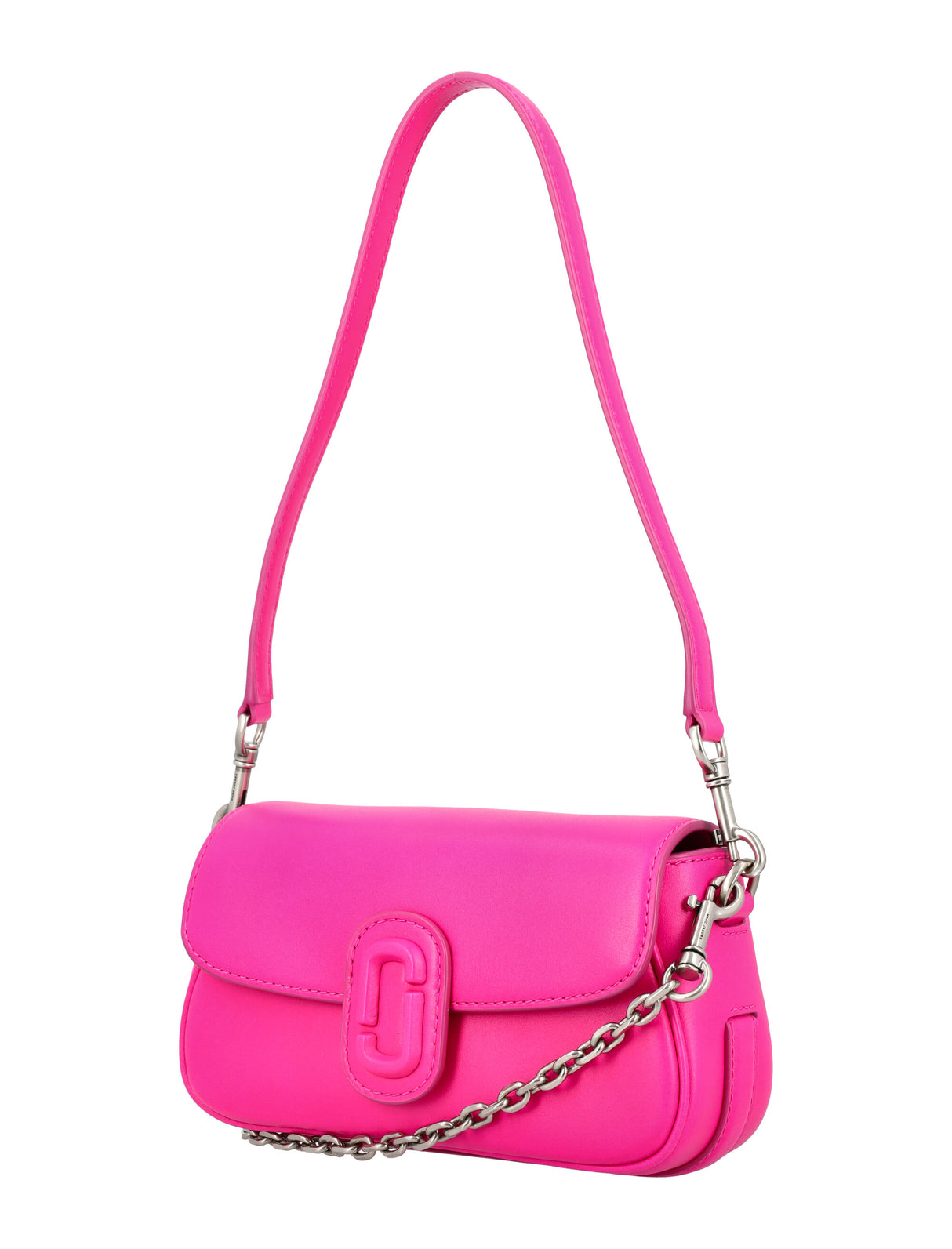 MARC JACOBS Chic Hot Pink Mini Leather Shoulder Bag