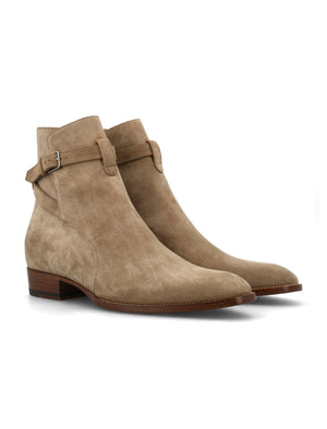 SAINT LAURENT Modern Wyatt 30 Jodhpur Ankle Boots