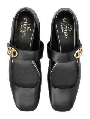 VALENTINO GARAVANI Mary Jane Ballerina Flats