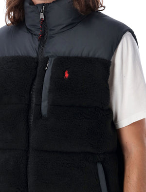 POLO RALPH LAUREN Men's Relaxed Fit Puffer Pile Vest - Size L