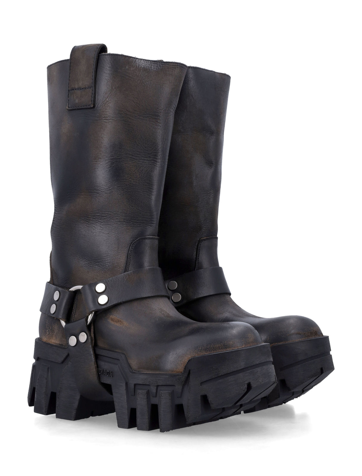 BALENCIAGA Chunky Harness Boot with Removable Strap - 8 CM Platform