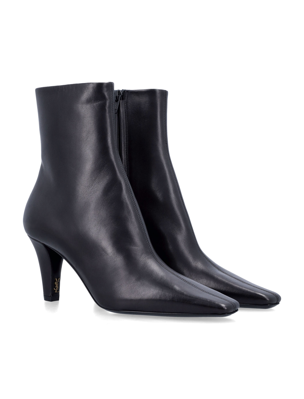 SAINT LAURENT Women’s Mini Ankle Booties with Tapered Heel