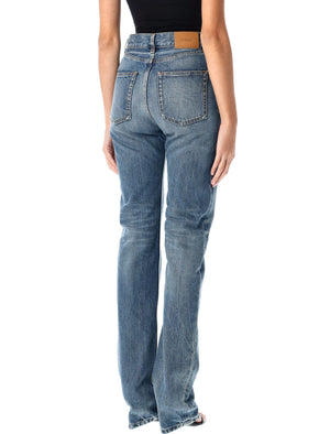 SAINT LAURENT 90's Slim Women's Jeans - High Waist Fit