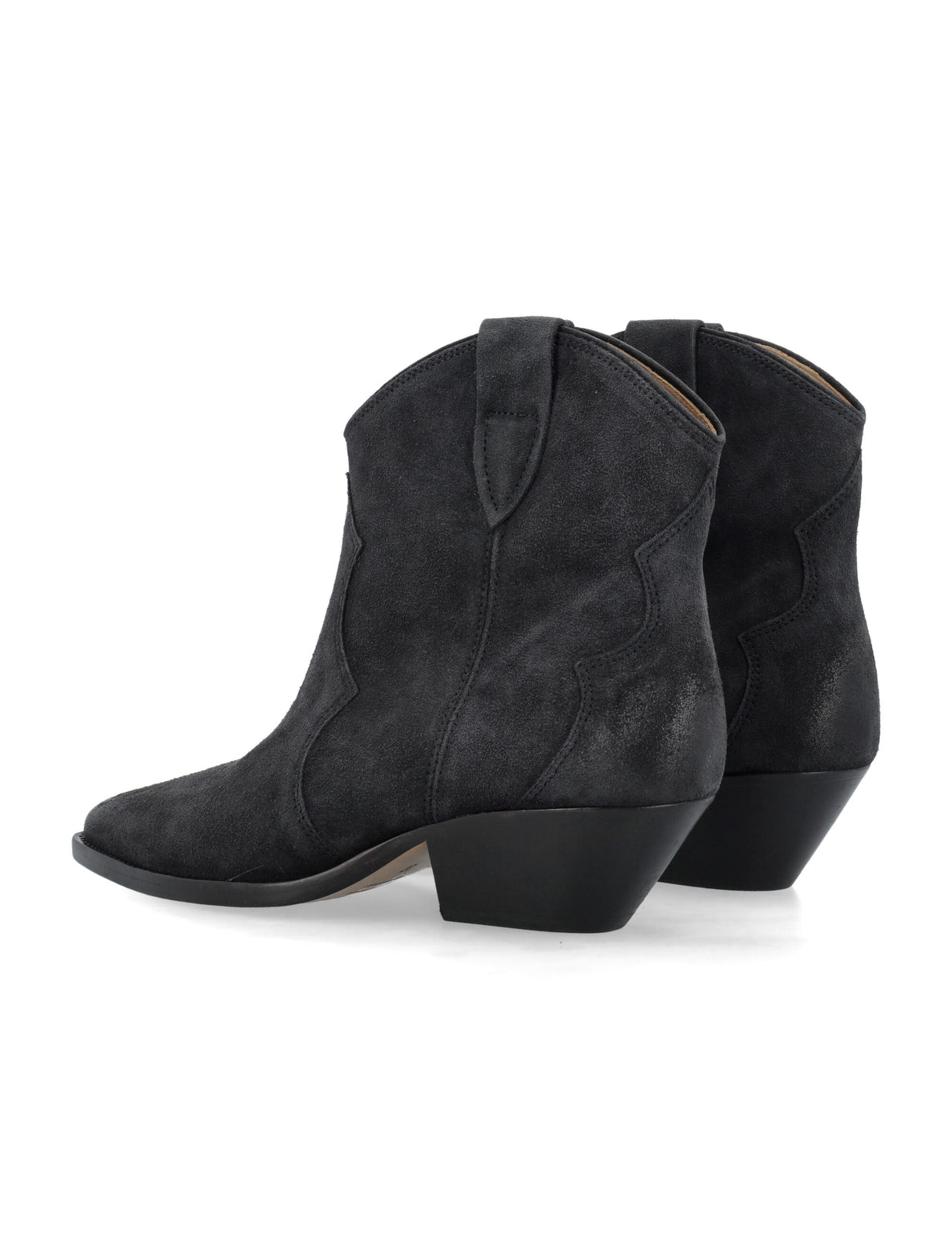 ISABEL MARANT Chic Suede Cowboy Ankle Boots