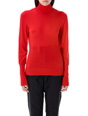 GIVENCHY Open Back Merino Wool Sweater - Slim Fit