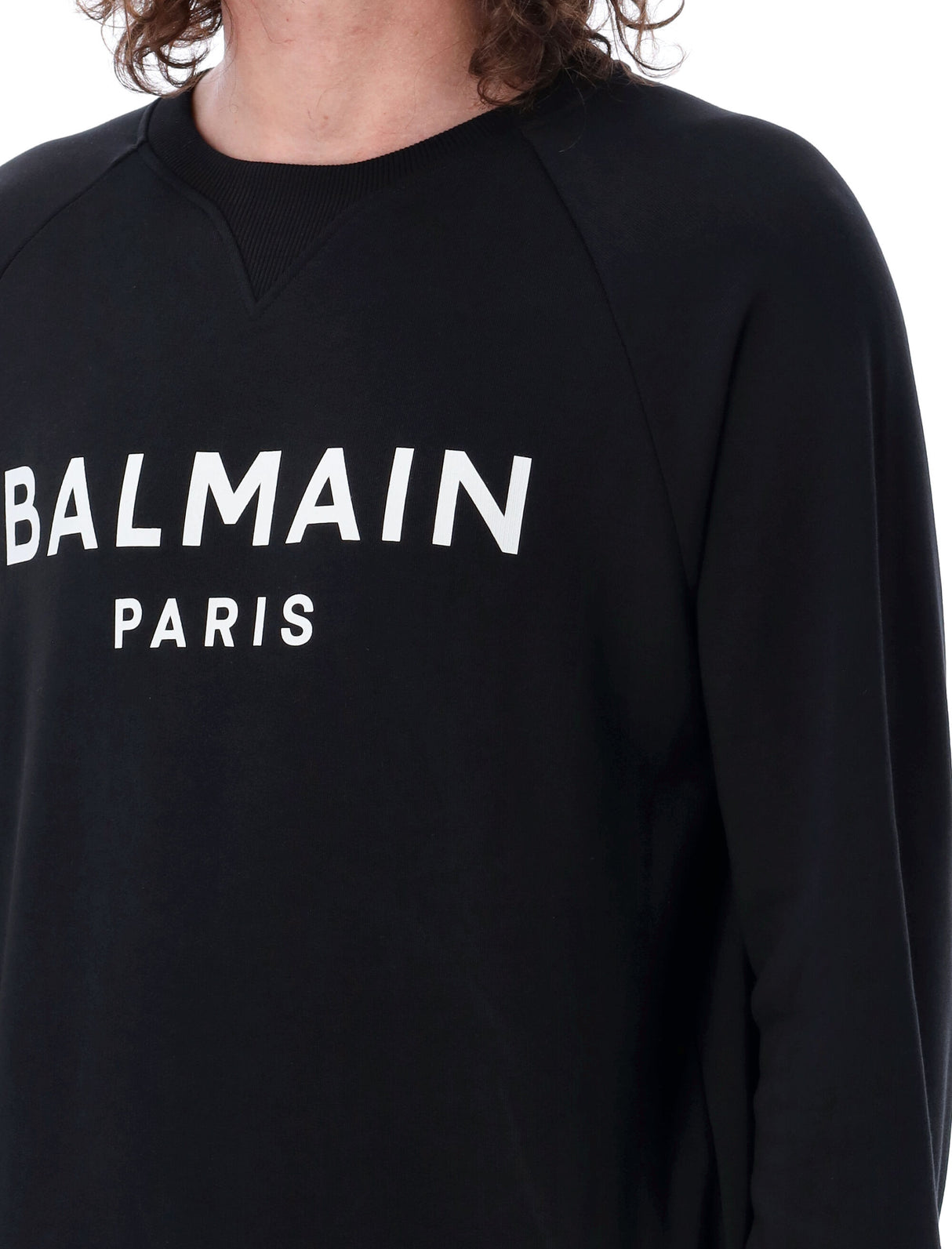 BALMAIN 都会的なロゴ入りスウェットシャツ - Lサイズ