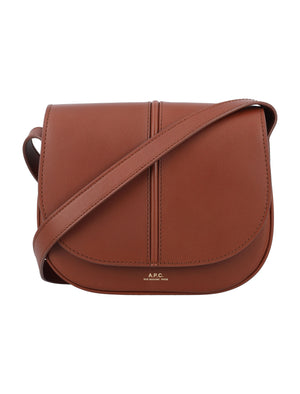 A.P.C. Elegant Mini Betty Leather Handbag 16x20x6 cm