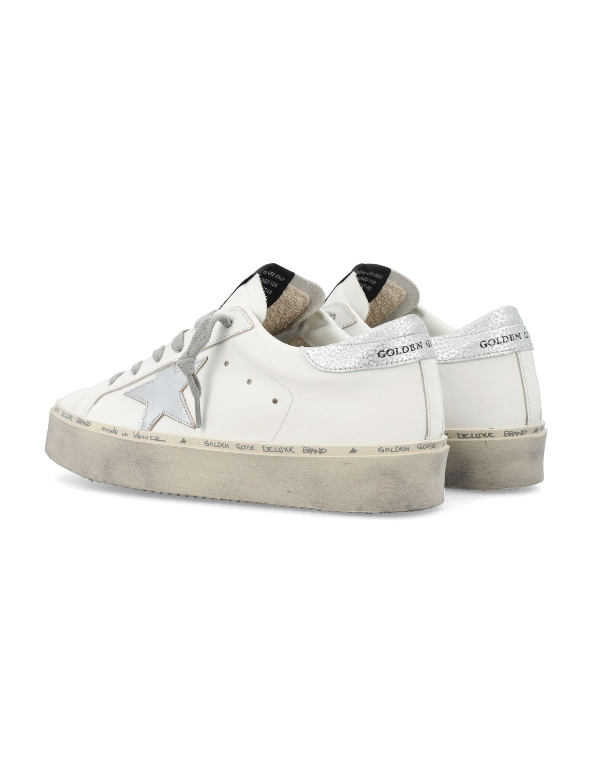 GOLDEN GOOSE Hi Star Classic Metallic Star Sneakers