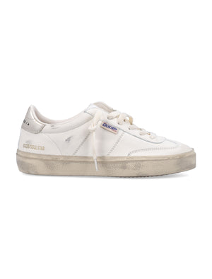 GOLDEN GOOSE Soul Star Distressed White Sneakers