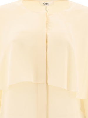 CHLOÉ Silk Georgette Regular Fit Blouse