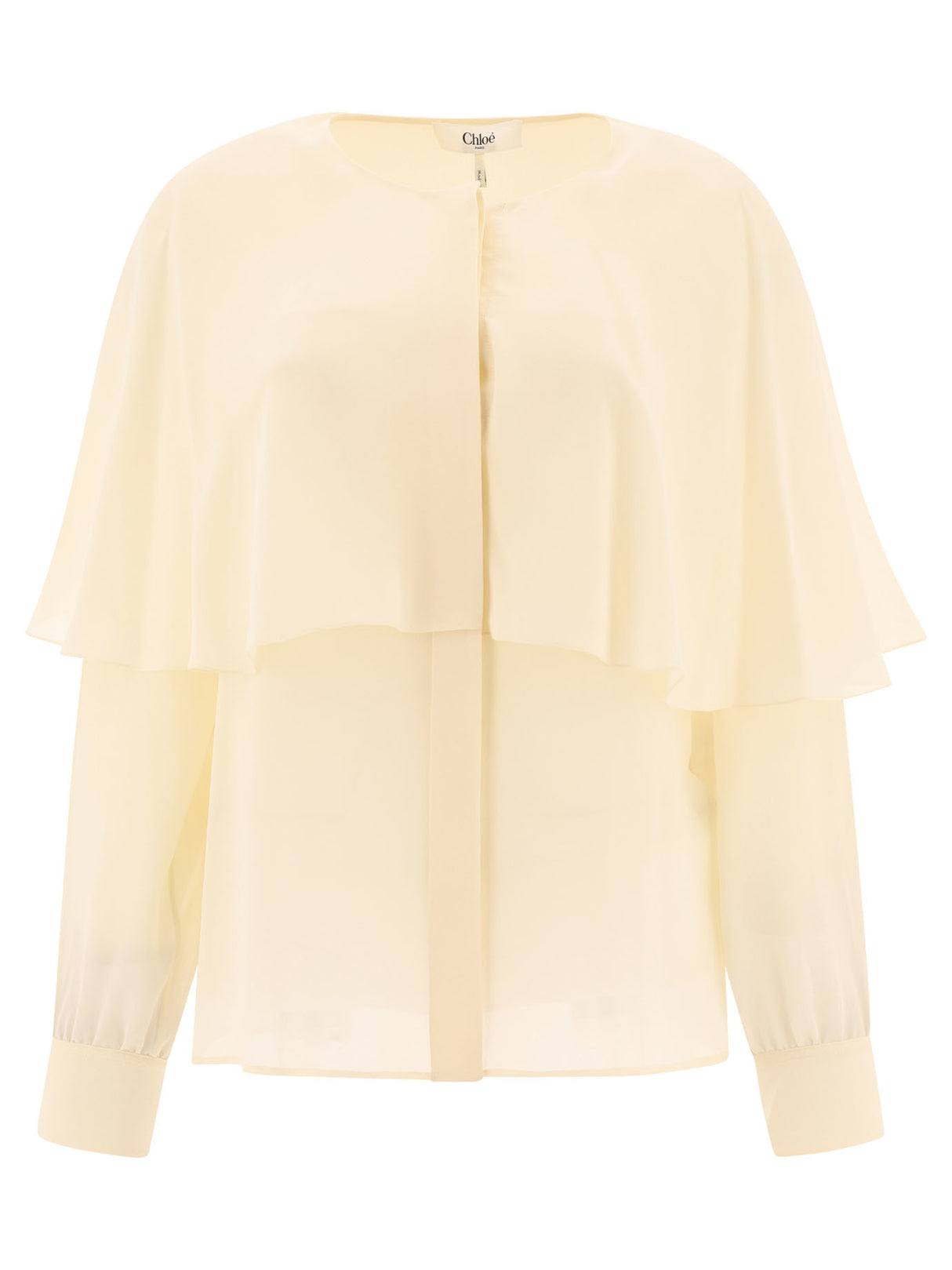 CHLOÉ Silk Georgette Regular Fit Blouse