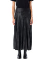 ISABEL MARANT Mid-Length Faux Leather Skirt