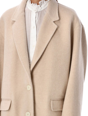 ISABEL MARANT Elegant Longline Wool-Blend Jacket