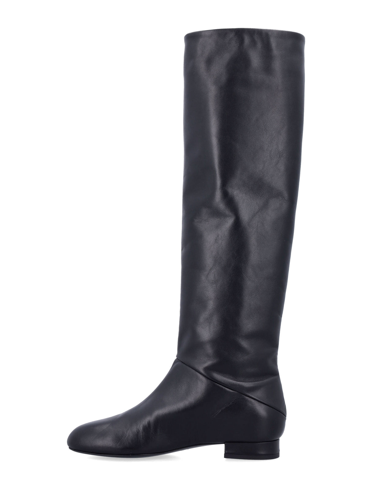 BY FAR Knee-High Premium Leather Boots