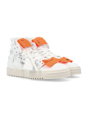 OFF-WHITE Urban Luxe Leather Hi-Top Sneakers