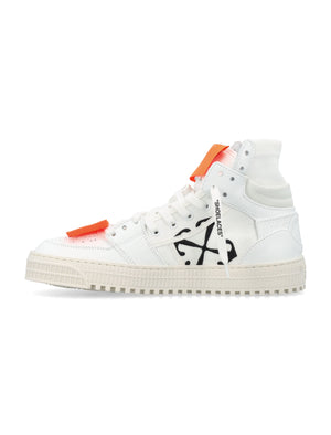 OFF-WHITE Urban Luxe Leather Hi-Top Sneakers