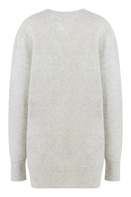 ISABEL MARANT Cashmere Blend Pullover with Ribbed Knit Edges