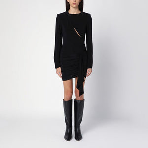 ISABEL MARANT Chic Asymmetrical Mini Dress with Side Cutout