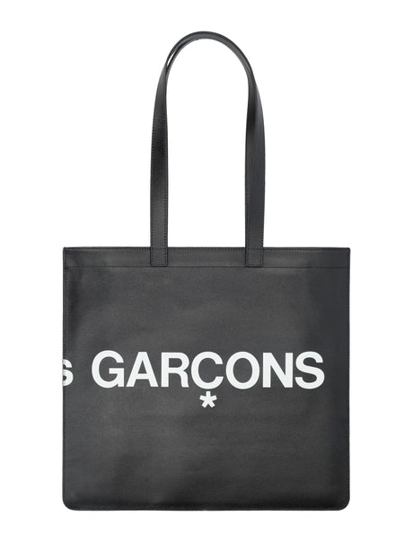 COMME DES GARÇONS WALLET Logo Tote Handbag 36x33 cm