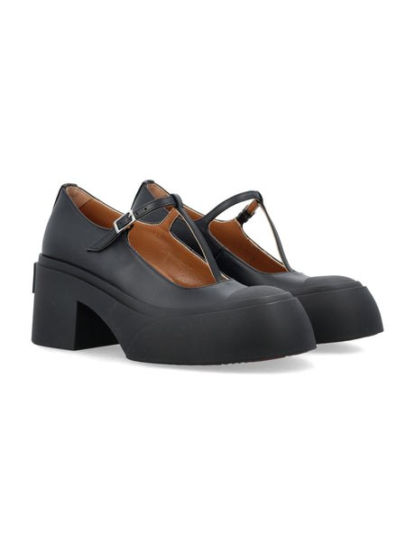 MARNI Chunky Platform Mary Jane with Adjustable Strap